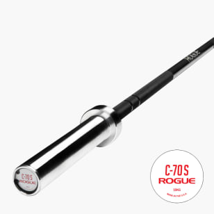 Rogue 29mm Stump Bar - Stainless / Black | Rogue Fitness